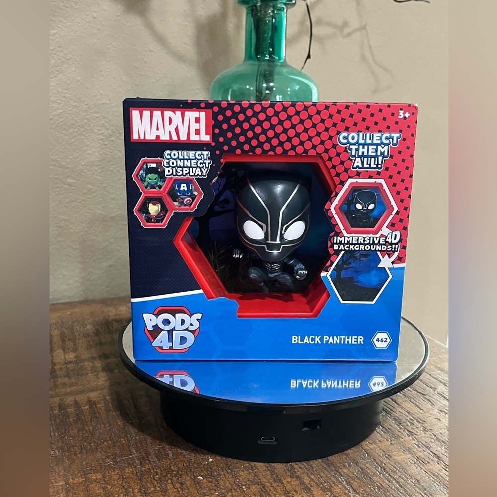 Wow! PODS 4D Marvel Black Panther, new!